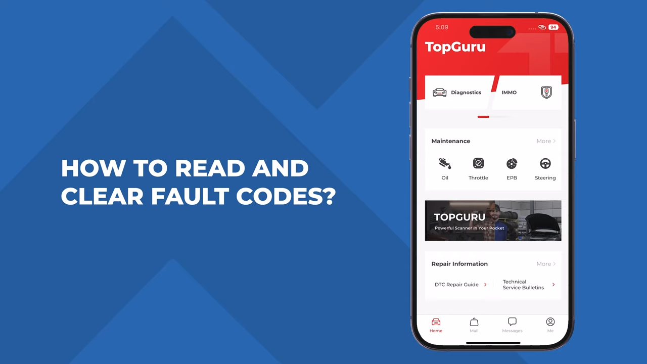 How to Read And Clear Fault Codes? | TopScan User Guide